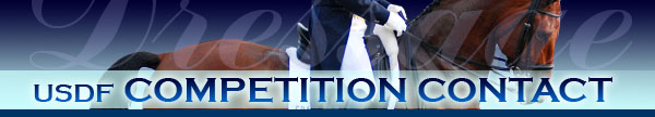 USDF Competition Contact E-Newsletter