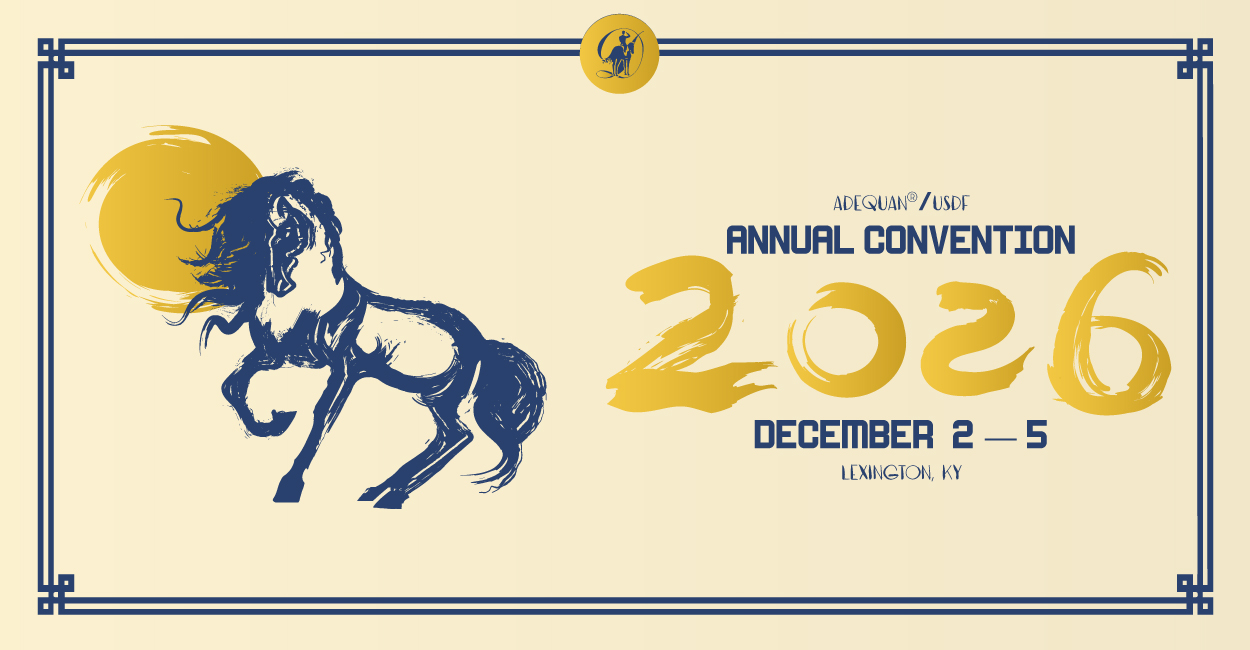 The 2026 Adequan&reg; & USDF Annual Convention | Save the Date